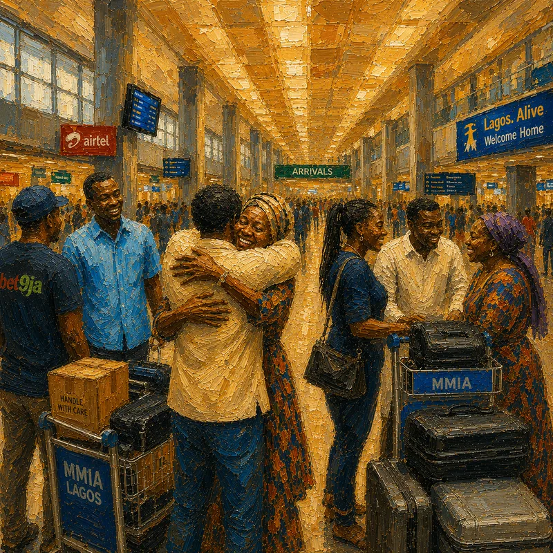 in lagos there is no arrival